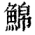 𩸊(印刷字体·清·康熙字典)